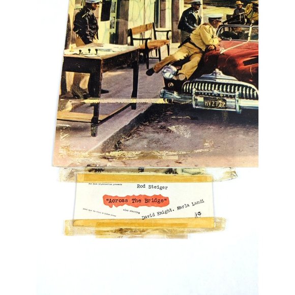 Across‎ the Bridge 1957 Original Lobby Card Movie Poster Rod Steiger British UK - Picture 3 of 7